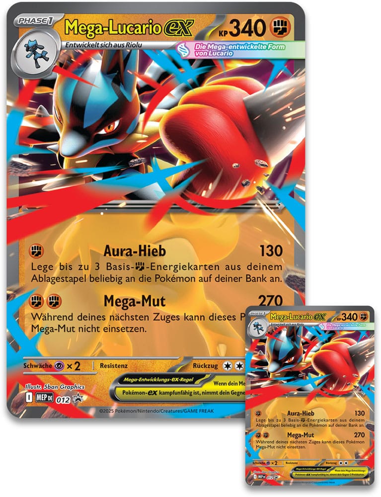 Pokémon Figuren Box Mega-Lucario Kollektion 🇩🇪
