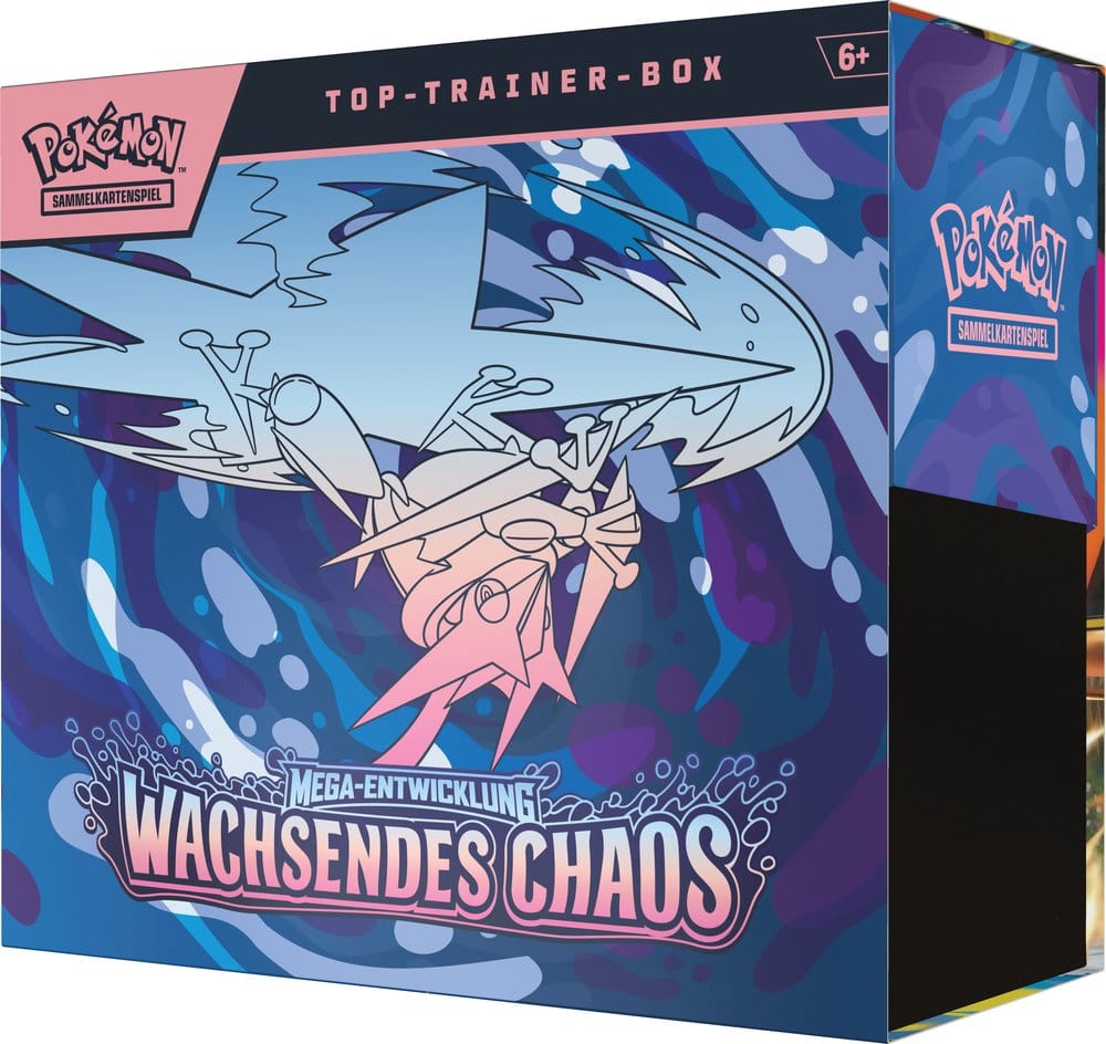 Pokemon TCG Top-Trainer-Box Mega-Entwicklung - Wachsendes Chaos *Deutsche Version* 🇩🇪