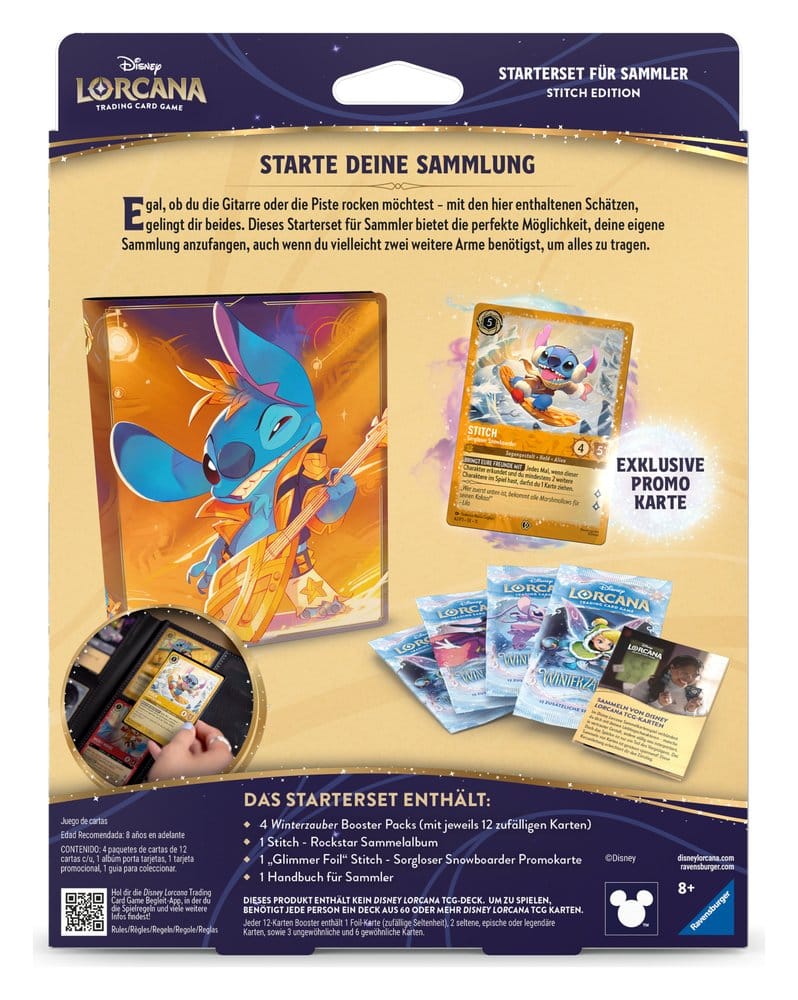 Starterset für Sammler Stitch Edition - Winterzauber - Disney Lorcana TCG 🇩🇪
