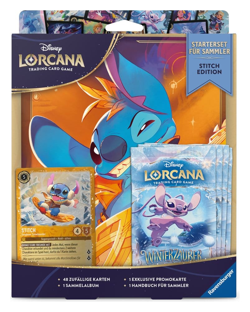 Starterset für Sammler Stitch Edition - Winterzauber - Disney Lorcana TCG 🇩🇪