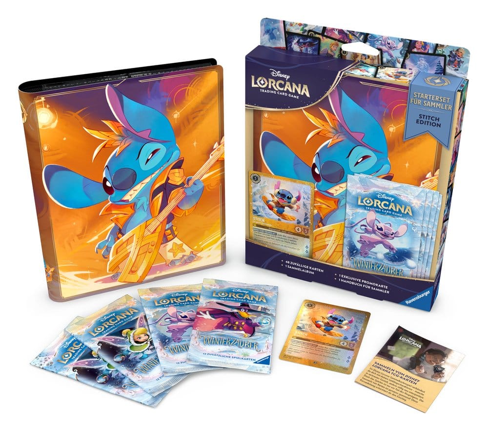 Starterset für Sammler Stitch Edition - Winterzauber - Disney Lorcana TCG 🇩🇪