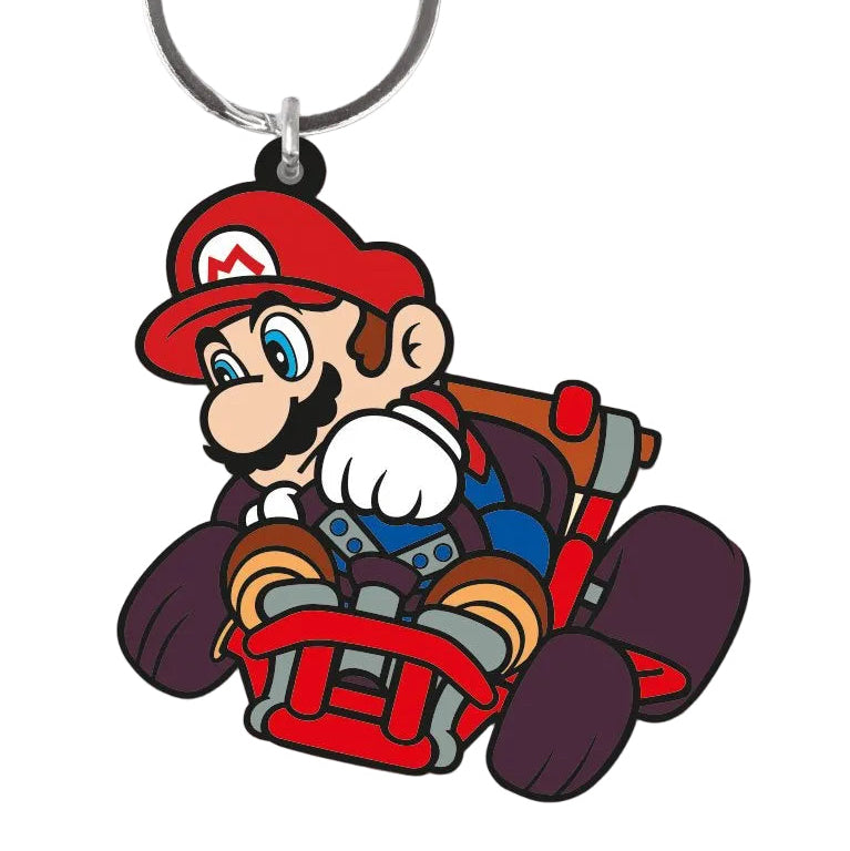 Mario Kart Rubber Keyring Drift 6 cm