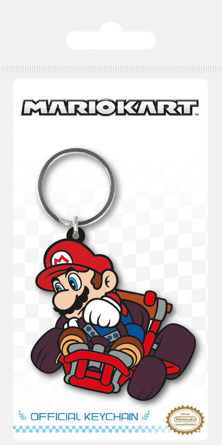 Mario Kart Rubber Keyring Drift 6 cm